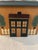 Charming vintage lidded wood hanging salt box in a cottage motif. Great condition.
