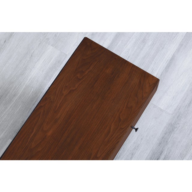 Vintage Walnut Nightstands by Milo Baughman by Glenn of California For Sale - Image 13 of 13