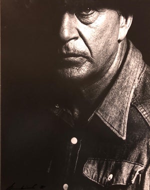 Sherman Weisburd, Vintage Silver Gelatin Print Photograph Gary Cooper, His Last Photo, Signed, 1961