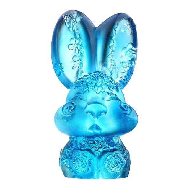 Liuli Crystal Art Crystal Zodiac Bunny, Year of the Rabbit, "Darling