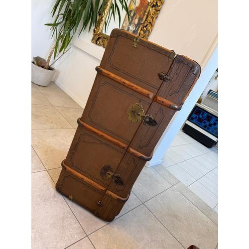 Historical Travel Trunk, 1890s For Sale - Image 11 of 16