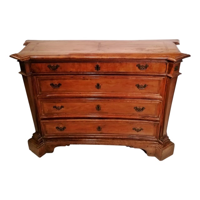 Louis XIV Veneered and Inlaid Chest of Drawers For Sale