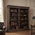 Neoclassical Antique Dutch Neoclassical Walnut Open Bookcase For Sale - Image 3 of 18