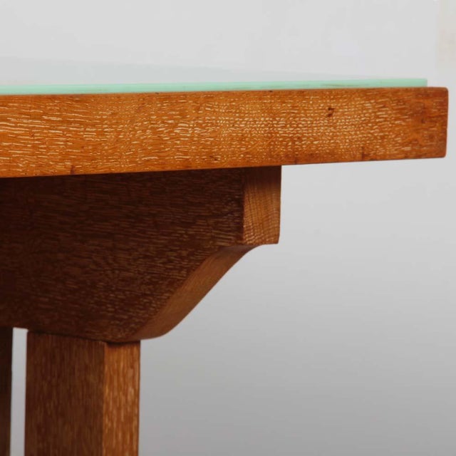 Brown Small High Table by Hippolyte Thomasson, 1940 For Sale - Image 8 of 9
