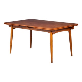 Teak AT-312 Dining Table attributed to Hans J. Wegner for Andres Tuck, 1950s For Sale