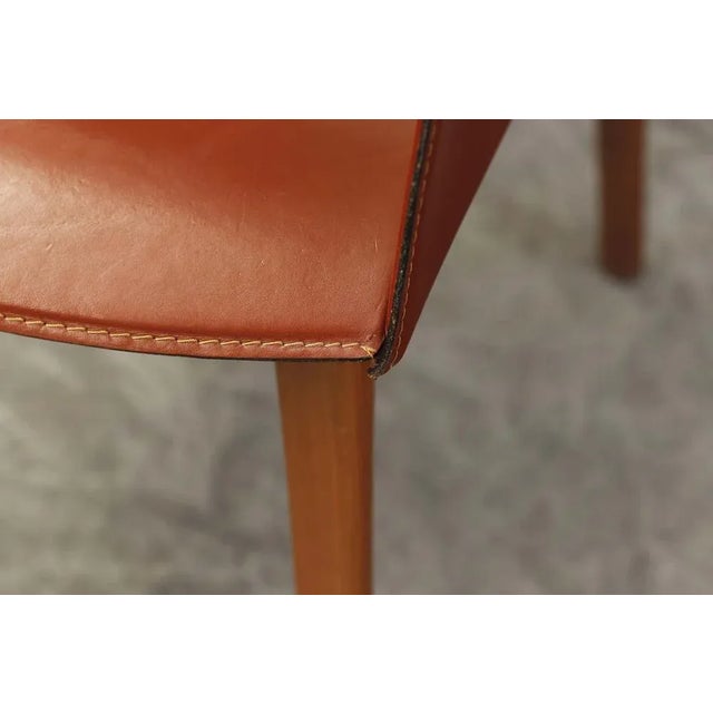 1980s Set of U-8 Chairs by Mario Bellini for Cassina For Sale - Image 5 of 11