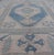 Mid 20th Century Vintage Turkish Oushak Rug With Medallion Design in Blue, Lt. Blue & Ivory For Sale - Image 10 of 13