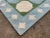 Not Yet Made - Made To Order Handmade Cotton Flat Weave Reversible Box Pattern Sky Blue and Forest Green Area Rug - 9'x12' For Sale - Image 5 of 11