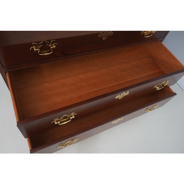 Stickley Colonial Williamsburg Mahogany Entertainment Unit Armoire For Sale In Philadelphia - Image 6 of 18