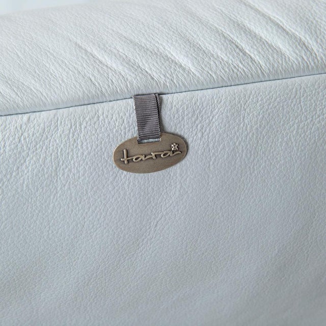 Leather Two-Seater Sofa and Ottoman from Koinor Rossini, Set of 2 For Sale - Image 17 of 18