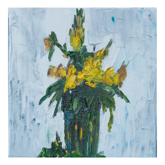 Natalia Vypritskaia, Sunny Bouquet, Oil on Canvas For Sale