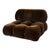 Brown Alpaca Velvet Camaleonda Modular Sofa by Mario Bellini for C&B Italia, 1972, Set of 5 For Sale - Image 9 of 12