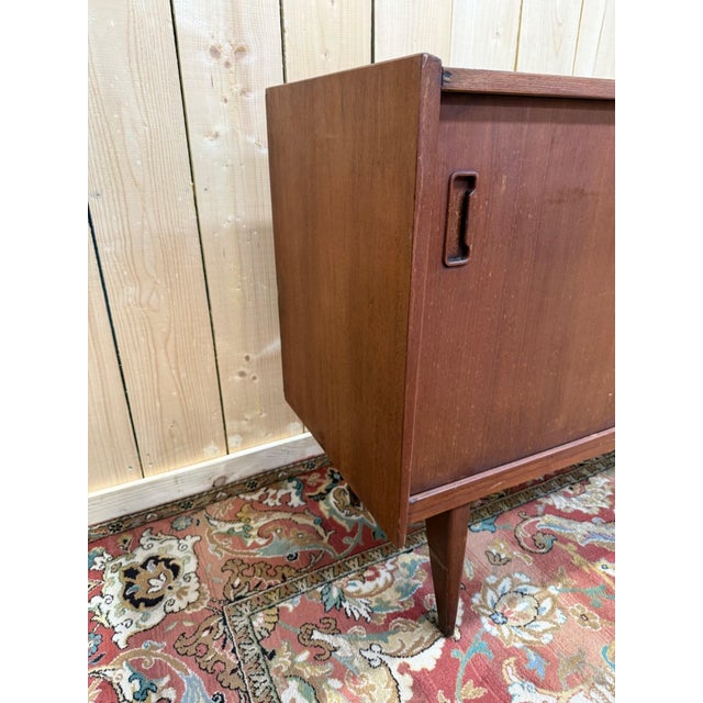 Vintage Scandinavian Sideboard in Teak and Veneer, 1960s For Sale - Image 3 of 10