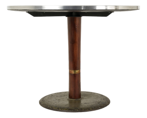 American Dining Table in Black, 1950s