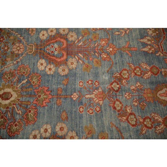 Textile Vintage Distressed Mahal Carpet - 8'1" x 9'11" For Sale - Image 7 of 10