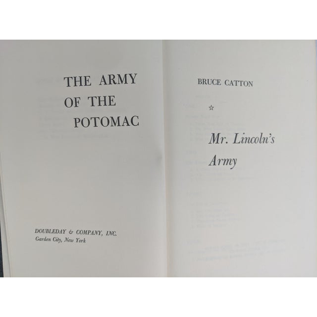 Vintage Bruce Catton Civil War Army of the Potomac Trilogy, Red & Black, Set of 3 For Sale - Image 4 of 10