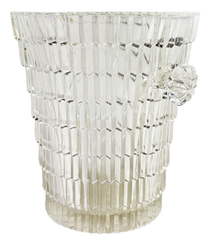 Vintage Ice Bucket in Molded Glass, 1960s