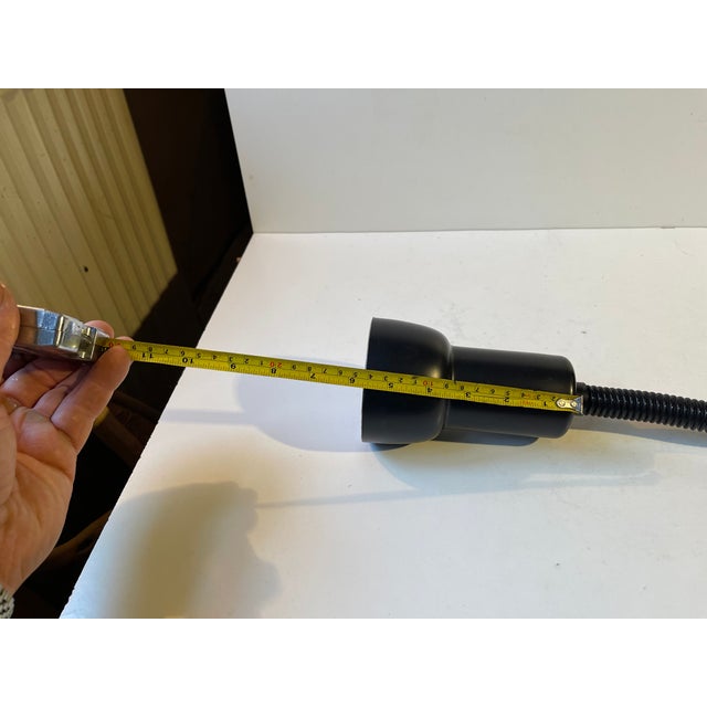 Vintage Black Louis Clamp Wall Lamp from Louis Poulsen, 1970s For Sale - Image 9 of 10