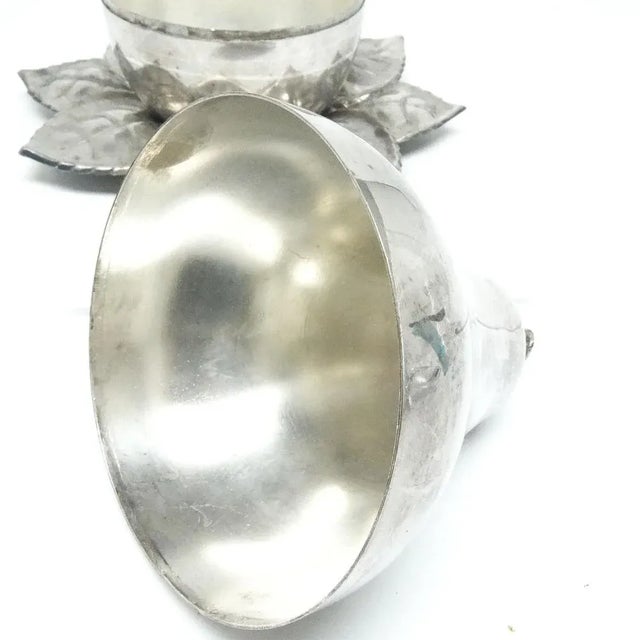 Art Nouveau Sugar Bowl from Sandrik, Hungary, 1950s For Sale - Image 4 of 10