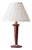 Vintage French Burgundy Leather Table Lamp from Maison Lancel, 1940s For Sale - Image 13 of 13