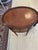 Marquetry French 19th Century Inlaid Oval Side Table or Nightstand For Sale In Philadelphia - Image 6 of 14
