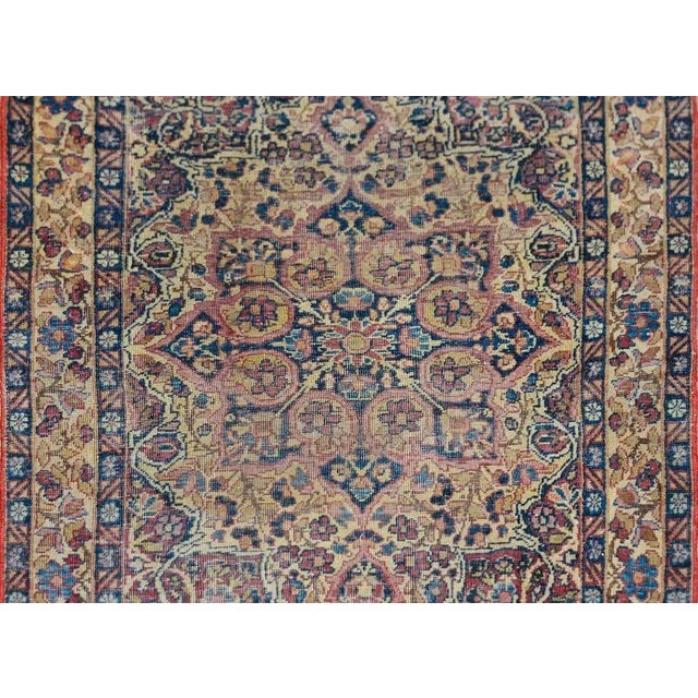 1900 - 1909 Early 20th Century Lavar Kirman Rug For Sale - Image 5 of 11
