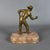 Vintage 20th Century Bocce Player in Bronze with Marble Base For Sale - Image 3 of 12