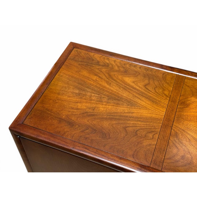 1950s Michael Taylor for Baker - Credenza Cabinet - New World Collection - Walnut For Sale In Atlanta - Image 6 of 10