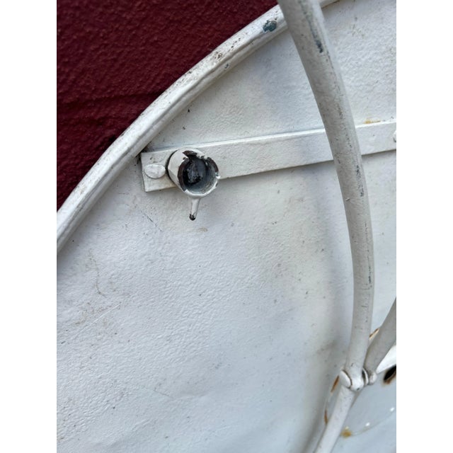 White Painted French Folding Table For Sale - Image 9 of 11