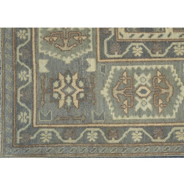 Turkish Oushak Rug 10'11" x 13'7" #18688 For Sale - Image 4 of 8