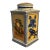 Vintage Chinese Hand-Painted Fruit Ginger Jar With Lid, 9” For Sale