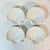 Hollywood Regency 1980s Vintage Neoclassical Coastal Portuguese Ceramic Shell Plate/Bowls - Set of 4 For Sale - Image 3 of 10