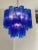 Contemporary Blue "Tronchi" Murano Glass Chandelier Impressive Murano Glass Sputnik Chandelier like mazzega zuccheri...