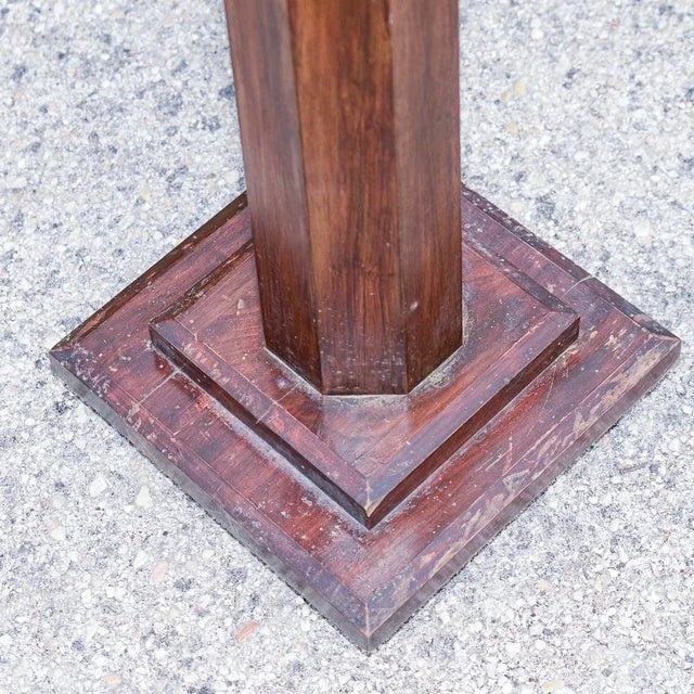 Wood Wood Plant Stand, Italy, 1900s For Sale - Image 7 of 16