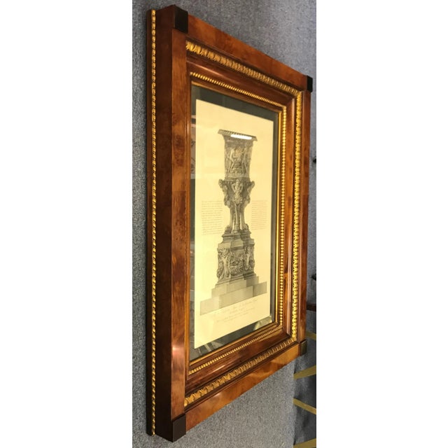 Giovanni Battista Piranesi Urn Etching in Frame For Sale - Image 11 of 13