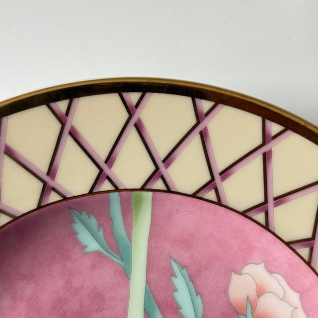 Ceramic Rosa Innamorata Bread Plate by Bulgari for Rosenthal, Germany, 1990s For Sale - Image 7 of 9