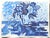 Abstract Still Life Botanic Floral Impressionism Pop Art Expressionism Navy Blue Original Painting Cleo Plowden For Sale - Image 3 of 5