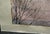 Paper Gordon Mortensen "Winter Sunset" Hand Signed Woodcut Art Print Make an Offer For Sale - Image 7 of 7