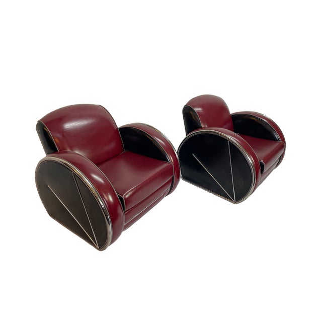 1980s Streamline Moderne Seating Suite Attributed to Donald Deskey For Sale - Image 9 of 18