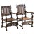 Set of Charles II Hand Carved Walnut Armchairs, 1900 For Sale - Image 13 of 13