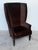 Pair Custom Mogul Los Angeles Espresso-Brown Velvet High-Back Wing Chairs For Sale - Image 15 of 16