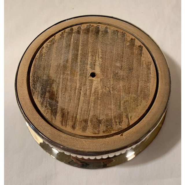 Antique bottle coaster is unsigned, but presumed to have originated from England and date to approximately 1900 and done...