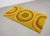 Mid-Century Modern Mid Century Modern Rya Rug – Vintage Shag Sunburst Accent Rug – Small Area Rug For Sale - Image 3 of 7