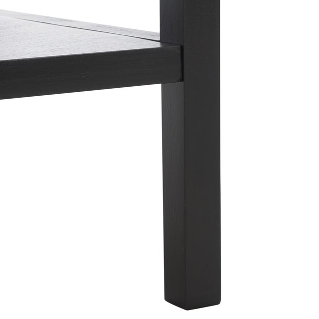 Early 21st Century Starlyn Scalloped Accent Table in Matte Black For Sale - Image 5 of 8