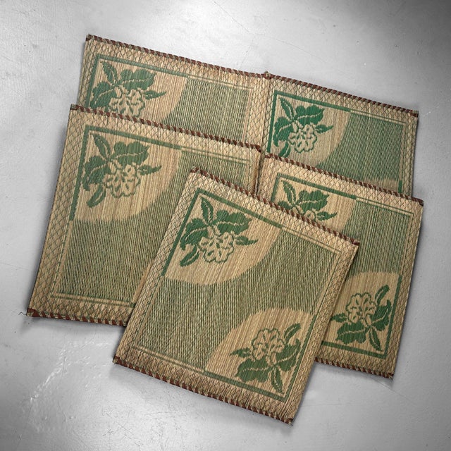 Vintage Japanese Zabuton Floor Cushions, 1970s, Set of 5 For Sale - Image 6 of 10