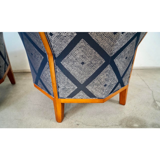 1960’s Art Deco Pierre Chareau Style Lounge Chairs - A Pair For Sale - Image 11 of 12