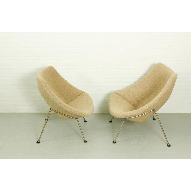 Vintage Oyster Chairs by Pierre Paulin for Artifort, 1960s, Set of 2 For Sale - Image 10 of 16