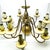 Vintage Metal Chandelier, Poland, 1980s For Sale - Image 4 of 12