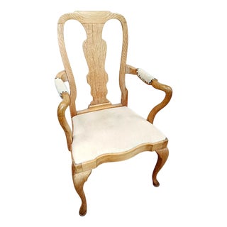 Antique Oak Armchair, 1700s For Sale