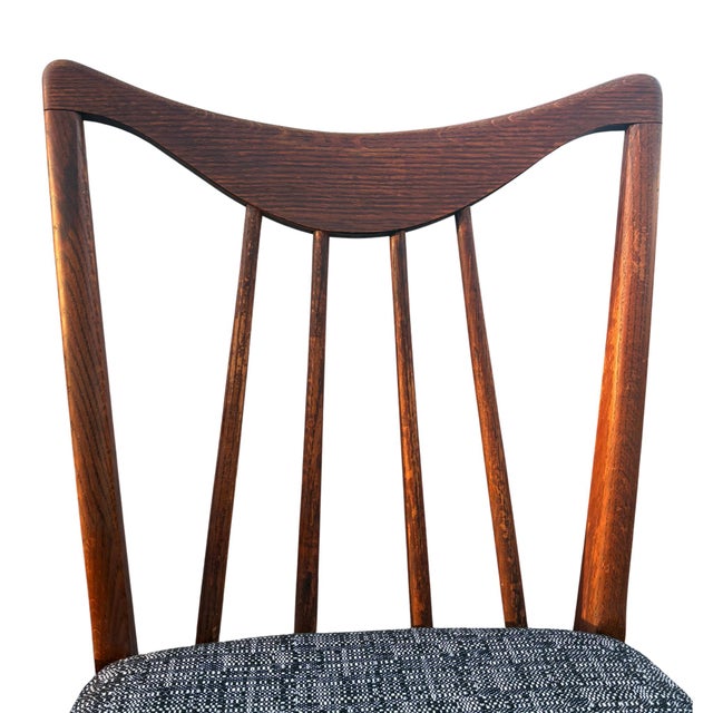 1960s 1960s Attributed Keller “Valkerie Ii” Oak Dining Chairs, Pair For Sale - Image 5 of 9